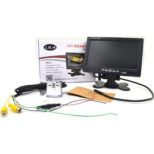 7 Inch Car Headrest Display Monitor Rear View Display And Wifi Rearview Reverse Backup Camera Car Tv Display