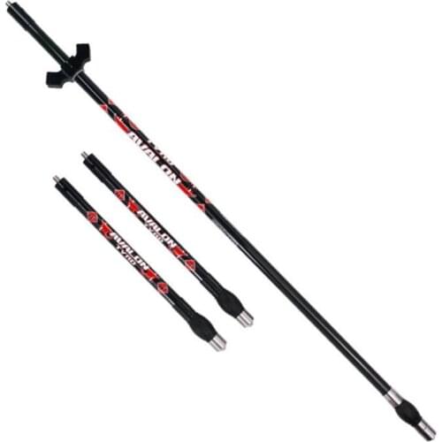 Archery Compound Bow Balance Bar Carbon Stabilizer System Balance Rod V Bar Long Rod Side Rod Damper Recurve Bow Dampering