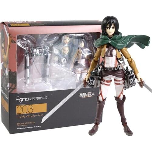 Attack on Titan Moveable 207 213 203 Eren Jaeger Levi Ackerman PVC Action Figure Eren Jaeger Model Toy Figurines