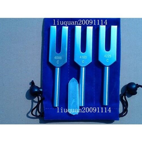John Schomburg Seoul 3pcs tuning fork set 4096 Hz 4160 Hz 4225 Hz, Sleep Regulation free shipping