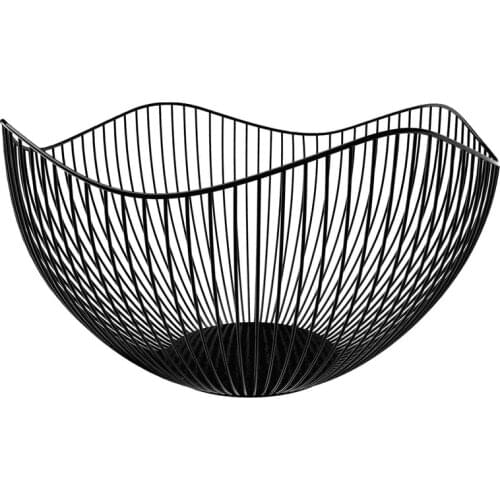 Fruit Basket Morden Wire Snack Bread Vegetable Storage Bowls Kitchen Eggs Dessert Holder Nordic Organizer Cake Stand