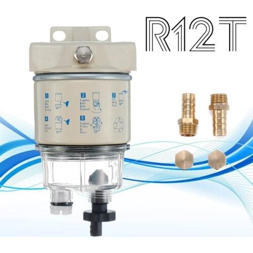R12T Marine Fuel Filter Water Separator Diesel-Engine for Racor 140R 120AT S3240 NPT ZG1/4-19 Car Combo Filter
