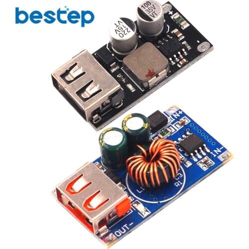 QC3.0 QC2.0 USB DC-DC Buck Converter Charging Step Down Module 6-32V 9V 12V 24V to Fast Quick Charger Circuit Board 3V 5V 12V