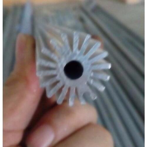 Fast Ship Sunflower Radiator for 3W LED lamp bead 20*5*200mm Round Aluminum Radiator Circular Aluminous Profile Custom LED Cool