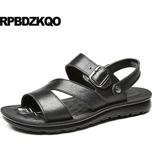 RPBDZKQO Men's Leather Sneakers