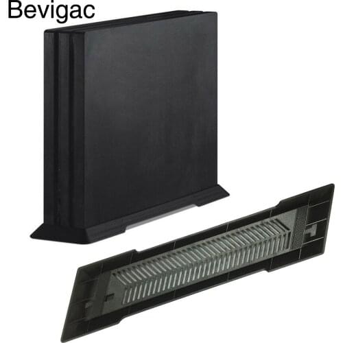 Bevigac Simple Vertical Stand Holder Cooling Fan Cooler Dock Station Built-in Cooling Vents for Sony PlayStation PS 4 PS4 Slim