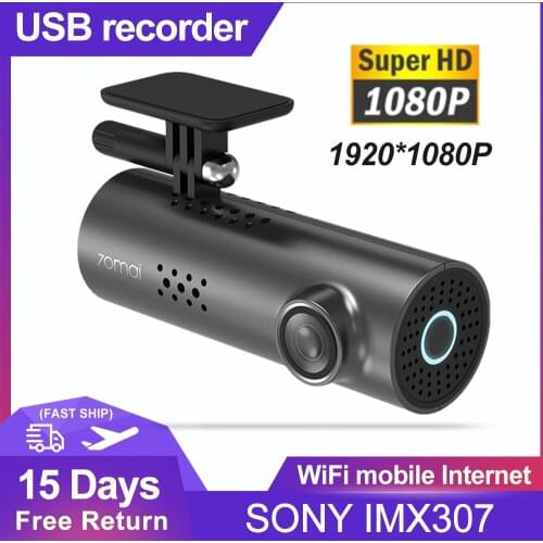 70mai Car DVR Xiaomi Smart WiFi Dash Cam 1080P HD Night Vision 70mai 1S Dash Camera Recorder Video 24H Parking Monitor