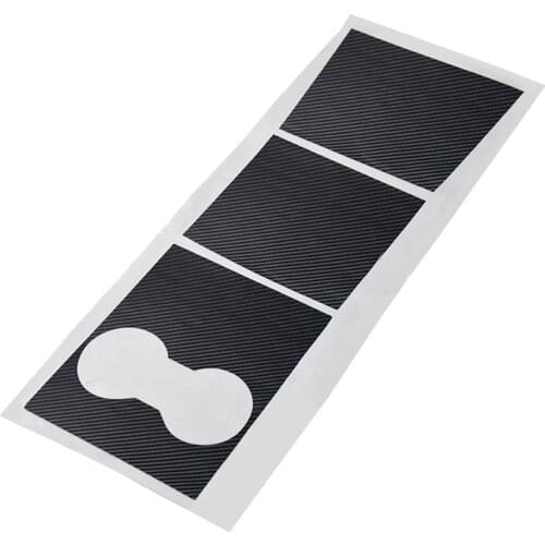 For Tesla Model 3 Center Console Cover Car Sticker Carbon Fiber Car Center Console Decoration Sticker Auto Hard Protector Film