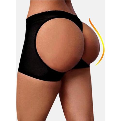 Womens Open Hip Shaping Butt Lifter Shorts Shapwear Briefs Body Shaper Control Panties Sexy Ass Lift Up Panty Buttock