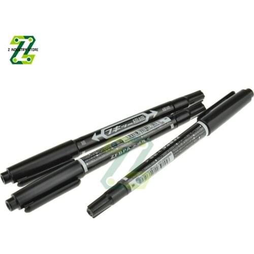 Dual Heads Marking Pen Marker Waterproofink Nib Office Supplies Marker For DIY PCB Repair CCL Printed Circuit Black/Blue/Red
