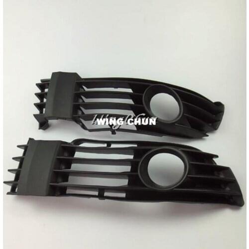 Accessories Ront Bumper Lower Fog Light Grille For VW Passat B5 B5.5 2001-2005 Mesh Grille With Holes