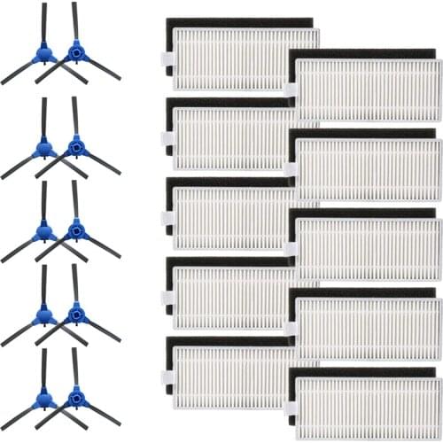 Side Brush Robot HEPA Filter for Cecotec Conga Excellence 1090 robot vacuum cleaner parts filter for conga 1790