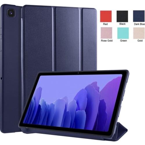 Tablet Case for Samsung Galaxy Tab A7 10.4 2020 T500 T505 SM-T500 T507 Ultra Slim Folding Smart Cover Funda Cases+Stylus