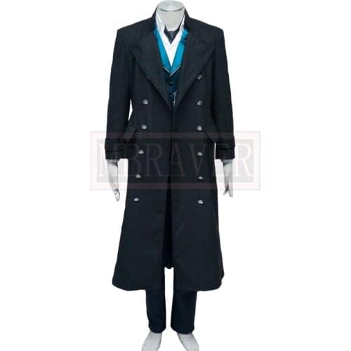 2019 Fantastic Beasts The Crimes of Grindelwald Gellert Grindelwald Cosplay Costume Halloween Uniform Outfit Customize Any Size
