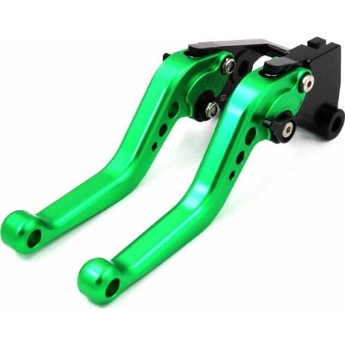 Motorcycle Adjustable Brake Clutch Levers For KAWASAKI Z125 Z-125 2016 NEW STYLE GREEN RED BLACK FREE SHIPPING LOGO Aluminum