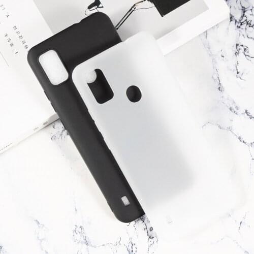 For ZTE Blade A51 6.52" BladeA51 Silicone Smartphone Phone Protective Back Shell Soft TPU Case