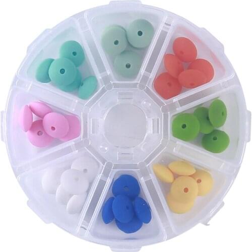 Silicone Molar Set Plastic Safety Buckle Set Silicone Molar Set Baby Care Necklace Pacifier Chain Bracelet Bracelet Accessories