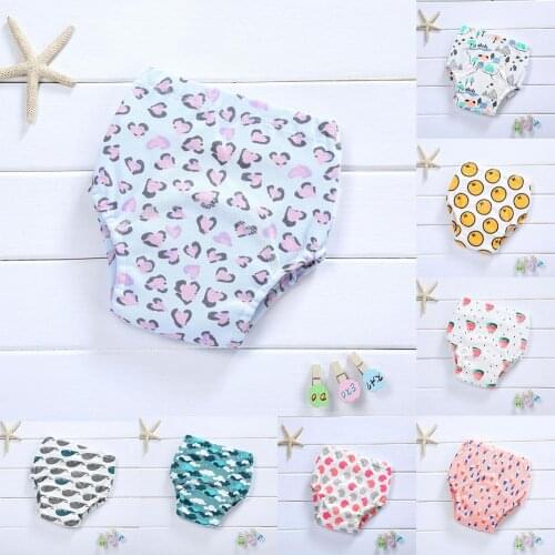 New Baby Girl Boy Cotton Underwear Toilet Potty Training Cloth Diaper Nappy Pants