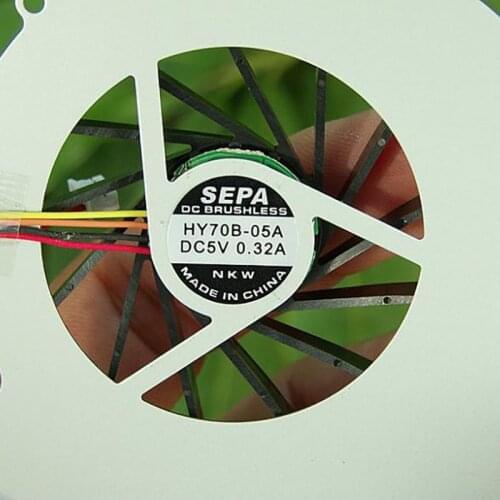 New SEPA HY70B-05A Big Airflow Rate 70mm DC 5V 0.32A Silent Notebook LifeBook CPU Turbo Blower Cooling Fan Brushless DC Motor