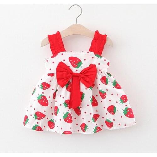 2021 Baby Girls Clothes Summer Dress Sleeve Newborn Infant Dresses Cotton Dress Toddler Dresses For Baby Girls