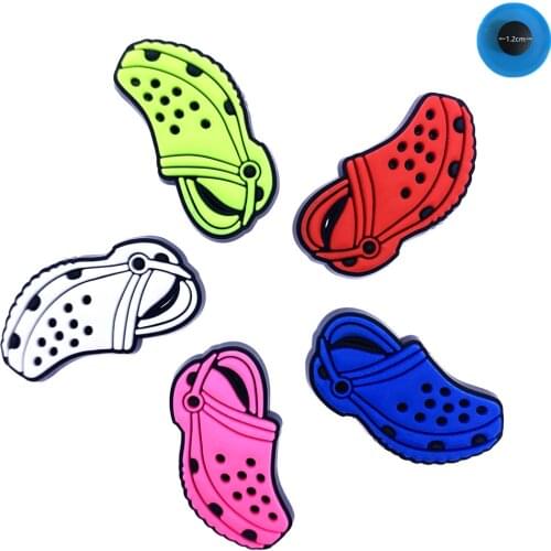Wholesale Mix 50PCS Colorful Decor Fit For Wristband Croc Icon Shoes Charms Accessories Graden Shoe Buckles Kids Party Gifts