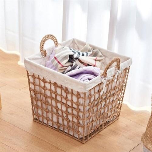 1pc Simple Cloth Bathroom Dirty Clothes Holder Storage Basket for Home Hotel
