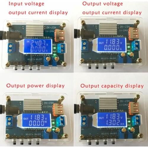 Constant Voltage / Current Adjustable Module High Precision DC Step Down Board LCD Digital Display