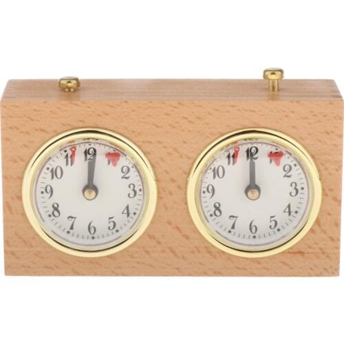 1pc Chess Clock Timer Wind-Up Count Up Down Accessories for Board Games