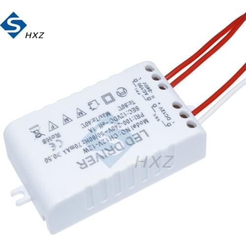 New 12W LED Driver Adapter Power Transformer LED Strip DC 12V 1A