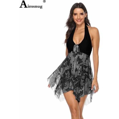 Plus Size 4xl 5xl Women Tankini Swimsuit Sexy Femme Clothing 2021 Patchwork Bathing Suits Two Pieces Outfits Bohemian Skirt Sets