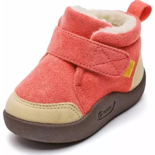Winter Baby Shoes First Walkers Warm Plush Infant Toddler Shoes Soft Sole Sneakers Kids Boots Shoes Newborn Baby Boy Girl Shoes