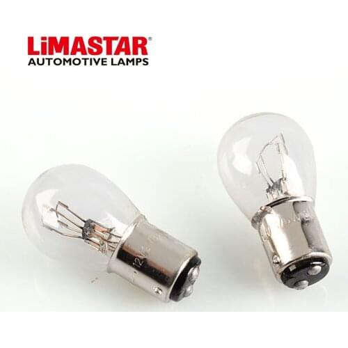 10pcs P21/5W 1034 1157 BAY15D Turn Singal Light Car Reverse Brake Backup Lamp Tail Light Transparent Light Bulb