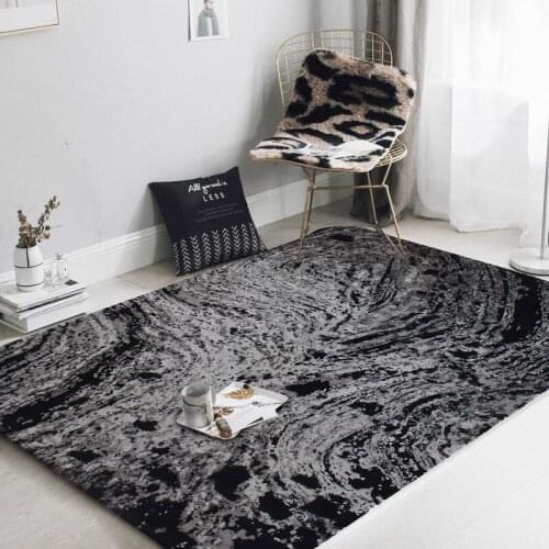200*300cm Fashion Modern Art Abstract Black Kitchen Door Stepping Mat Bedroom Living Room Floor Mat Carpet Customization