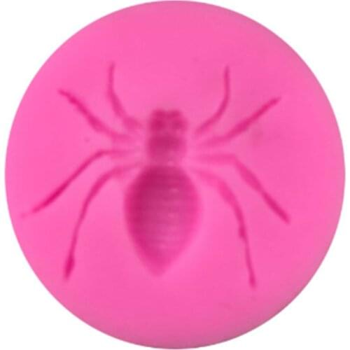 3D Spider Silicone Mold Clay Molds Halloween Fondant Cake Decor DIY Craft Baking Cookie Chocolate Candy Gumpaste Soap Mould