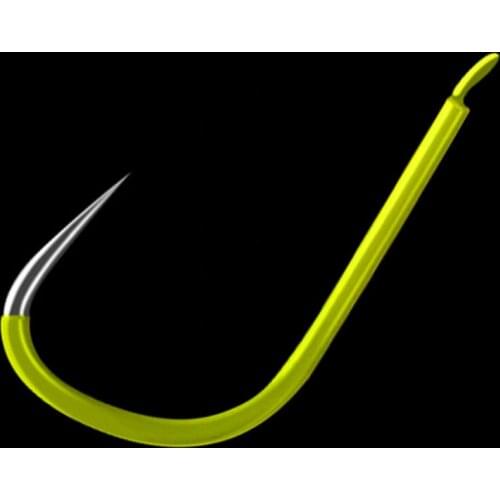 50pcs Non-barbed fishing Hook Golden Stingless hook High Carbon Steel Fish Hook Barbed fishhook for rubs Fishing Accessories