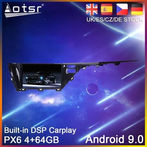 Android 10 PX6 Car radio Player GPS Navigation For Toyota Camry 8 2017 2018+ Auto Stereo 2din Multimedia Video Player Head Unit