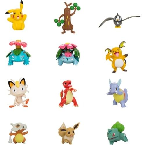 TOMY Pokémon Pokemon PVC model Action Figures Pocket Little Fire Dragon character Pikachu monster cartoon movie kids toy gift