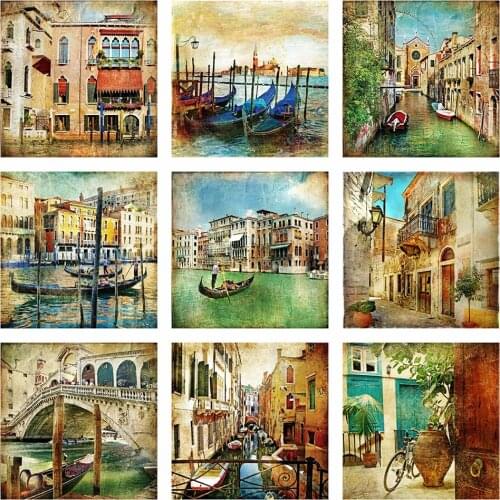 Evershine Diamond Painting Scenery Full Square Drill Embroidery Sale Rhinestones Pictures Mosaic Full Layout Home Decoration
