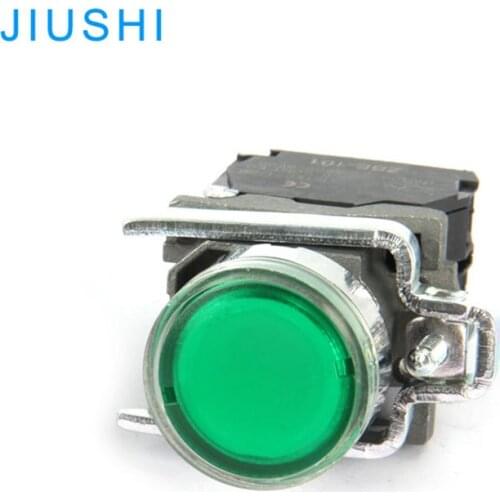 XB4-BW3361 22mm push button switch illuminated 1NO green LED light 24v110v220v