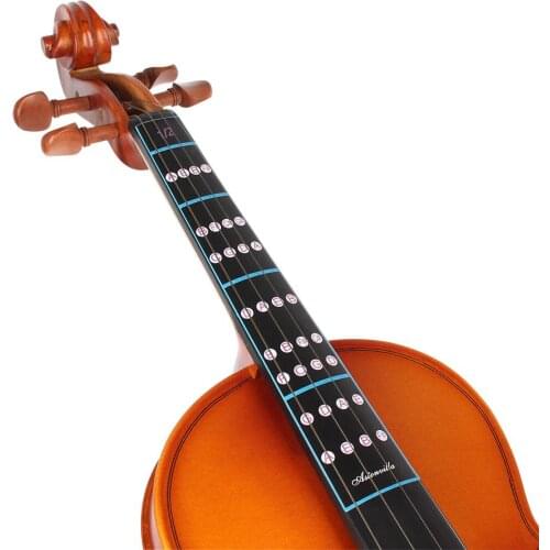 IRIN Violin Fingerboard Sticker Fretboard Note Label Fingering Chart Practice Finger Guide Beginner Violin Parts Accessories