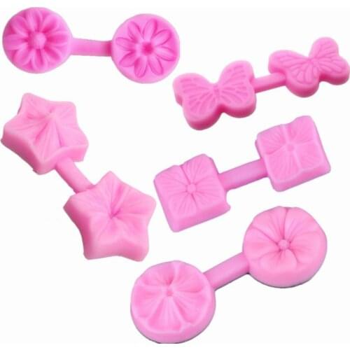 Kitchen Accessories Various Flower Petal Silicone Molds Fondant Cake Mold Chocolate Decorating Baking Mould Mold Tools Dropship