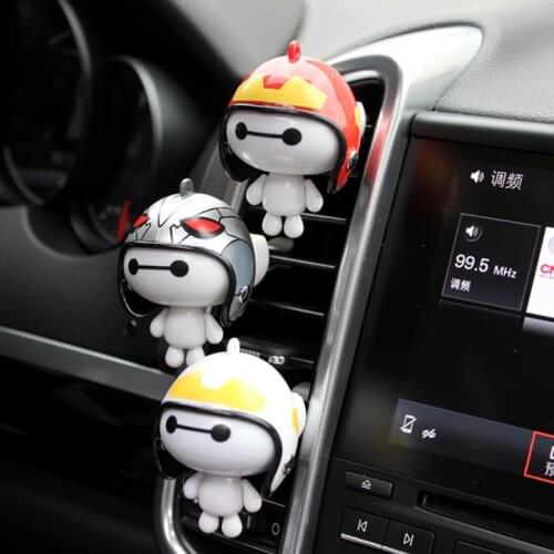 Cartoon Figure Ornaments Car Fresheners Car Aroma Air Vent Clip Flavoring In Auto Perfume Car Diffuser Cute Car Decor Interior