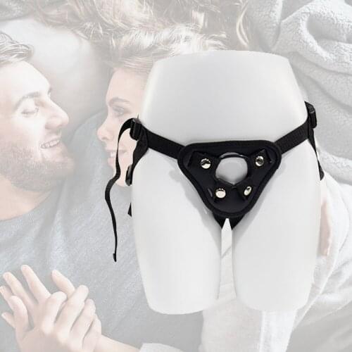 Men and Women Wear Leather Underwear Hollow Penis Wear Pants Female Masturbation Artifacts Adult Sex Toys