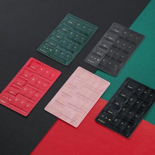 Kinbor DIY Index Sticker PU Creative Office Novelty Sticky Notes Planner Stickers Page Office School Supplies Stationery