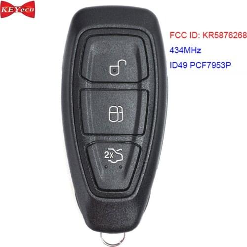 KEYECU for Ford Grand C-Max Focus Mondeo Kuga 2016 2017 2018 Remote Key Fob KR5876268 2014DJ5022