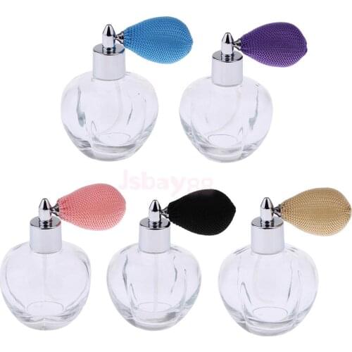 Crystal Art Vintage Style Empty Refillable Perfumes Bottle with Atomizer Tassel Spray 100ML Perfect Gift for your Friends