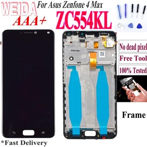 Original 5.5'' For Asus Zenfone 4 Max ZC554KL LCD Touch Screen Digitizer Replacement Parts For ZenFone 4 Max LCD ZC554KL X001D