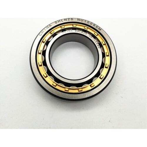 SHLNZB Bearing 1Pcs NU1006 NU1006E NU1006M NU1006EM NU1006ECM 30*55*13mm Brass Cage Cylindrical Roller Bearings