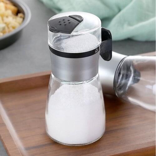 Moisture Proof Salt and Pepper Shakers Flip Top No Spill No Clog Condiments Holders can CSV