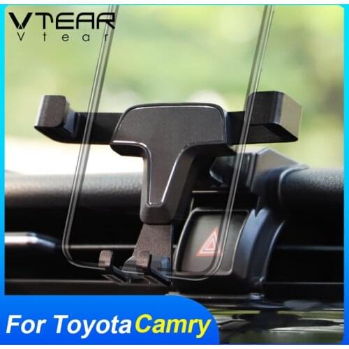 Vtear For Toyota Camry interior styling decoration phone navigator holder car rotary air vent outlet mount bracket accessories